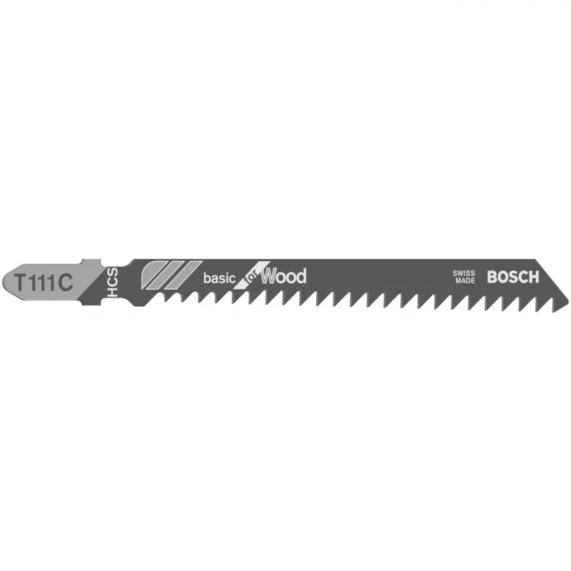 Lâmina de serra de vaivém Bosch T 111 C em aço carbono (HCS) 3 unid.