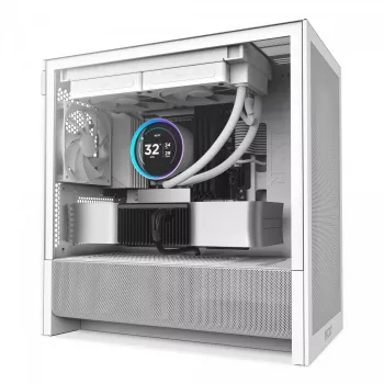 Caixa de PC NZXT H9 H3 Flow Midi Tower branco