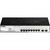 D-Link DGS-1210-10P Managed L2 Gigabit Ethernet (10/100/1000) Power over Ethernet (PoE) 1U preto