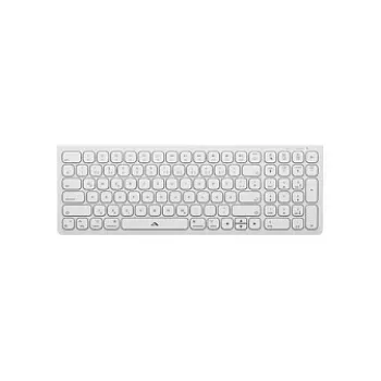 Teclado Alogic Echelon Compact USB-C BT alemão + rato branco - Teclado - USB Type-C - Teclado - USB Type-C