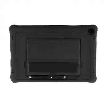 Mobilis PROTECH - capa traseira para tablet - com suporte e alça de mão, reforçada - preto - para Samsung Galaxy Tab A9+ (053025)