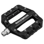 Pedais de bicicleta Rockbros 2017-12CBK em nylon - preto