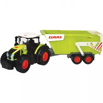 Trator com atrelado 64 cm CLAAS FARM DICKIE