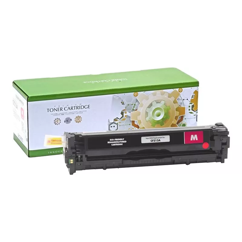 Cartucho de toner STATIC compatível com HP CE273A/CE343A/CE743A magenta recondicionado 7.500 páginas