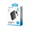 Powerbank Vention FKAB0-C 10000 mAh, 2× USB-C + 1× USB-A, 22,5 W, preto