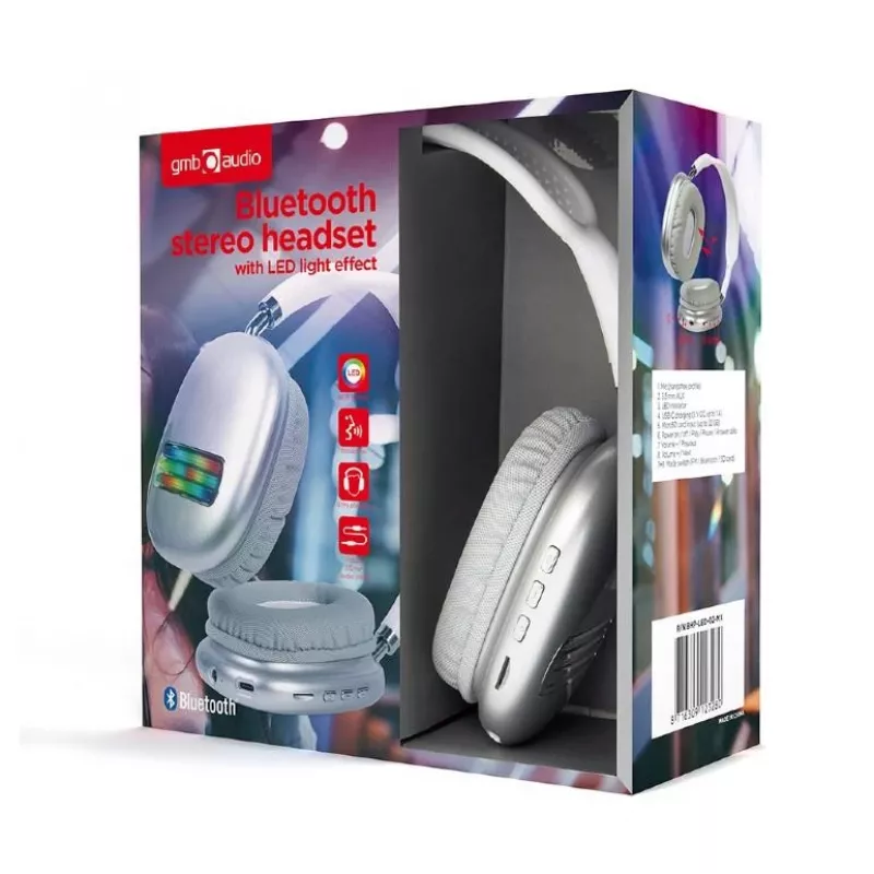 Headset Gembird BHP-LED-02-W