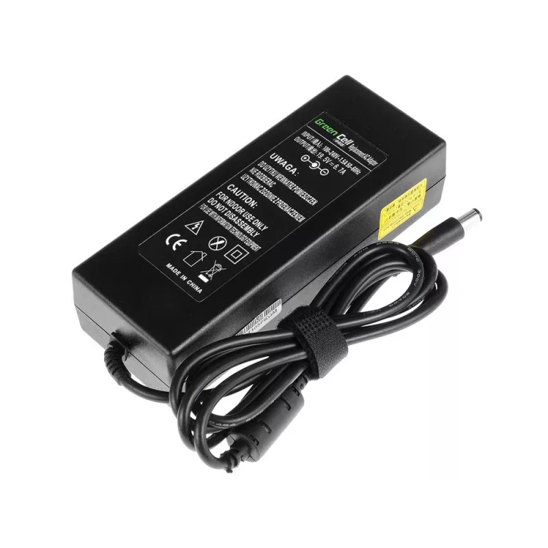 Fonte de alimentação Green Cell AD35P 130 W AC/DC 19,5 V 6,7 A para portáteis, para interiores, preto