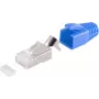 Conector de cabo RJ-45 ShiverPeaks 72067-10B azul branco