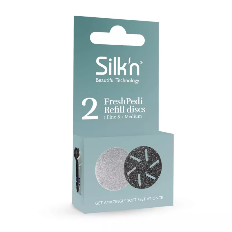 Conjunto de recarga de rolos de silicone macios e médios para silk'n FreshPedii FPR2PEUSM001