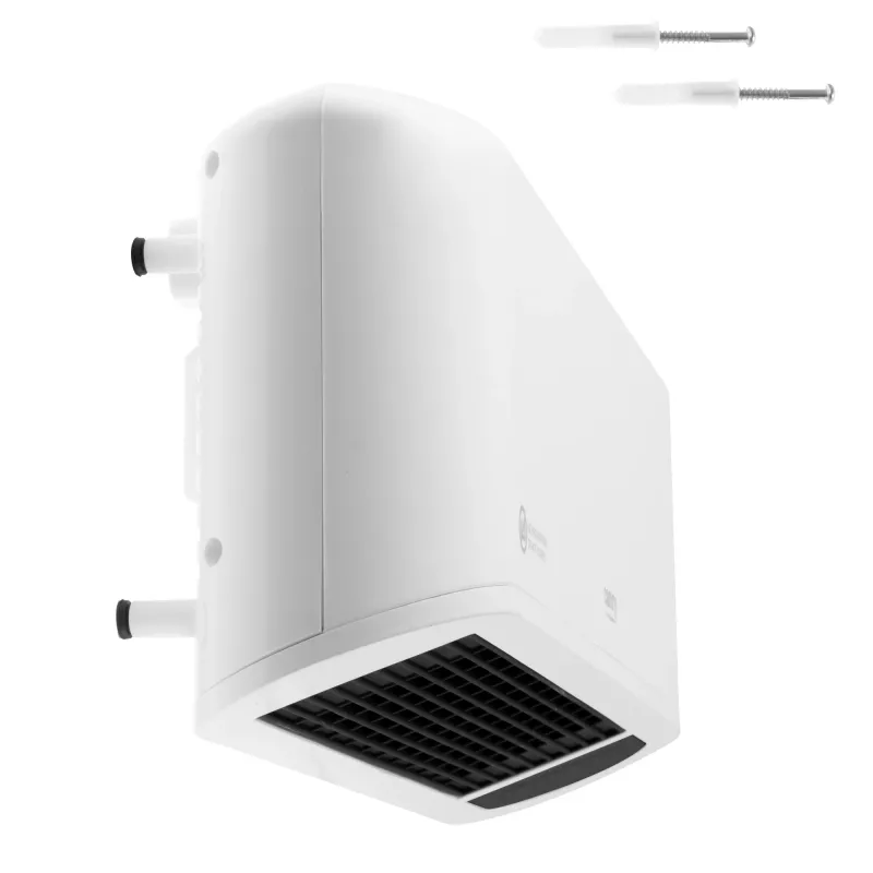 Cortina de ar Adler AD 7753 preto, branco 2000 W