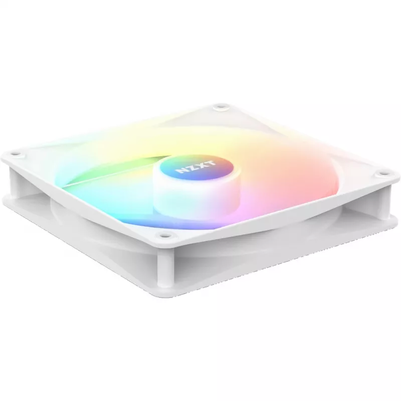 NZXT F120 RGB Core RF-C12SF-W1 ventoinha de caixa de 120 mm, 500–1800 RPM, PWM, branca