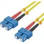 Cabo de rede de fibra ótica helos 216668 9/125µm OS2 SC-SC duplex 15m
