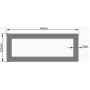Tubo vazio EUROLITE 14x5,5mm transparente fita LED 2m (51202702)