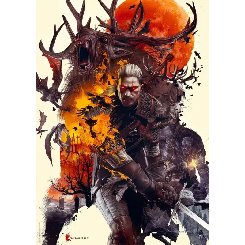 Puzzle Good Loot Gaming: The Witcher Monsters, 1000 peças
