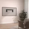 Suporte de parede para TV ultra-fino Maclean MC-481 para televisores planos e curvos de 37-80 polegadas, máx. 75 kg, VESA 600x400, suporte de TV universal