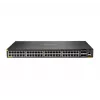 Hewlett Packard Enterprise HPE Aruba Networking CX 6200F 48G Class4 PoE 4SFP+ 740W Switch - Switch - distância máx. de empilhamento 10 km - L3 - gerido - 48 x 10/100/1000 (PoE+) + 4 x 1 Gi