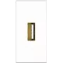 Kindermann Konnect flex 45 click - Faceplate modular Snap-In - USB 2.0 Type-A - Branco, RAL 9010