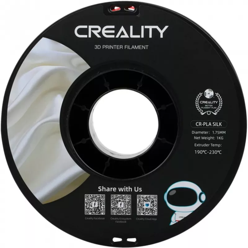 Creality CR-Silk PLA filamento, 1,75 mm, 1 kg, dourado/vermelho