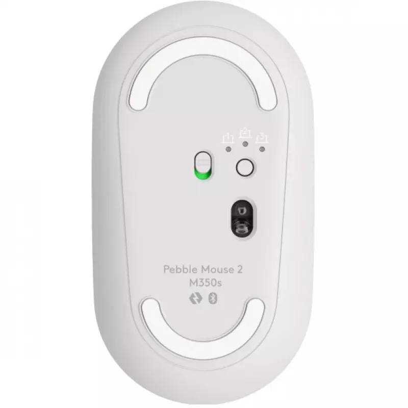Conjunto Logitech Pebble 2 Combo, branco, sem fios, alemão, 920-012204
