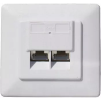 Tomada de superfície Cat 6A blindada helos 74276-SET 2 portas