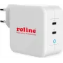 ROTRONIC-SECOMP Roline - fonte de alimentação - 100 Watt - 5 A - PD 3.0, QC 3.0 - 2 portas de saída (USB-C)