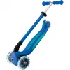 Primo Foldable Plus Lights, trotinete azul-escuro/turquesa