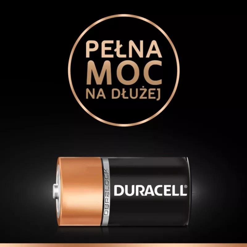 Pilha alcalina Duracell Basic C (LR14), embalagem de 2