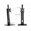 Suporte de mesa para monitor Gembird MS-D1-01 de altura ajustável preto