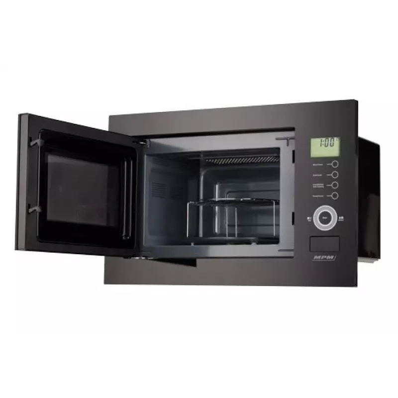 Micro-ondas de encastrar MPM-25-KMI-01 25 L 900 W preto
