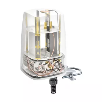 Antena de rede omnidirecional QuWireless QuSpot AX12S PoE/LAN, multibanda 0,694–6 GHz, ganho máx. 3 dBi, branco