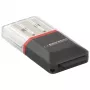 Leitor de cartões Esperanza EA134K preto, prateado, transparente USB 2.0
