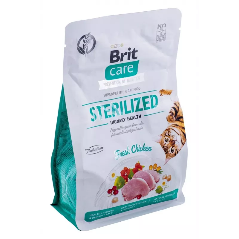 BRIT Care Grain-Free Sterilized Urinary - alimento seco para gatos - 400 g