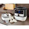 Panela de pressão elétrica Rommelsbacher MD 1000 – 4 l, 1000 W, 14 programas, branco/preto