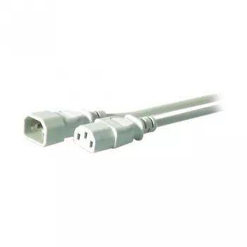 EFB-Elektronik Cabo de extensão IEC C14 180° - C13 180°, cinzento, 3,0 m, 3 x 1,00 mm² Fabricante: EFB Elektronik (EK507.3)