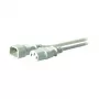 EFB-Elektronik Cabo de extensão IEC C14 180° - C13 180°, cinzento, 3,0 m, 3 x 1,00 mm² Fabricante: EFB Elektronik (EK507.3)