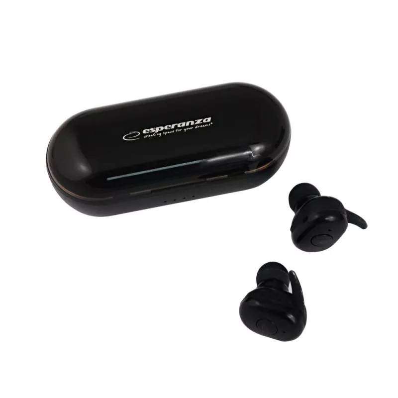Auscultadores Esperanza TWS CARDERA sem fios In-Ear chamadas/música Bluetooth preto