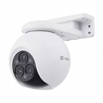 Câmara de vigilância IP EZVIZ H80f exterior 2560x1440 com fios esférica