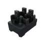 Carregador de bateria Zebra CRD-RS51-4SCHG-01 para leitor de códigos de barras, DC