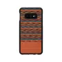 Capa para smartphone Man and Wood para Galaxy S10e — xadrez castanho com contorno preto