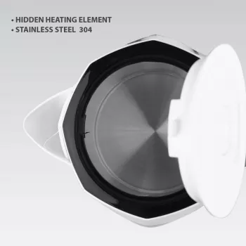 Chaleira elétrica Maestro MR-058-WHITE 1,8 L, 2000 W, sem fios, filtro removível