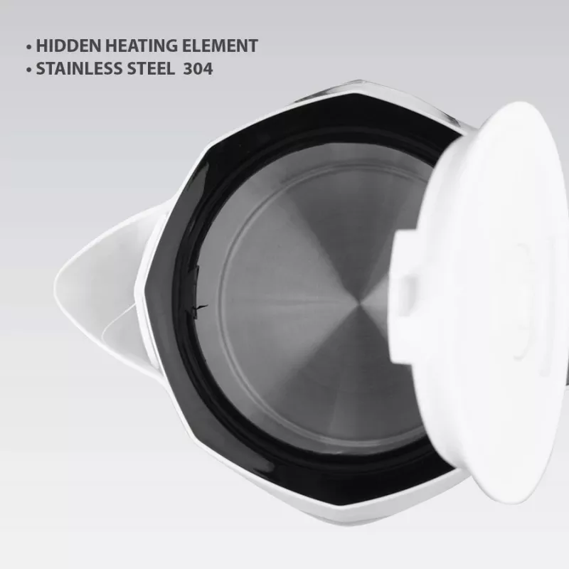 Chaleira elétrica Maestro MR-058-WHITE 1,8 L, 2000 W, sem fios, filtro removível