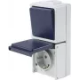 Interruptor de superfície as - Schwabe IP54 cinzento (62455)