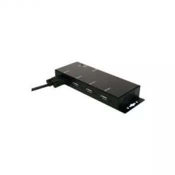 EXSYS EX-1166HMV Hub USB 2.0 externo de 4 portas em metal aparafusável