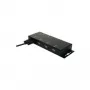 EXSYS EX-1166HMV Hub USB 2.0 externo de 4 portas em metal aparafusável