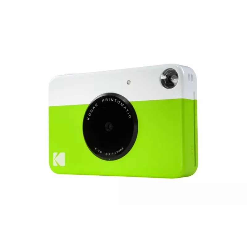 Máquina fotográfica instantânea Kodak PRINTOMATIC, 2x3 polegadas, Verde