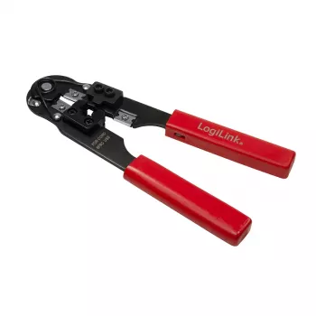 Alicate de cravar LogiLink WZ0004 preto. vermelho