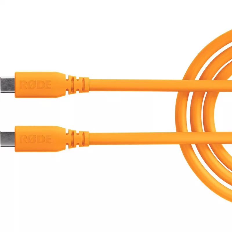 Cabo USB-C para USB-C Rode SC27-O USB 3.2 Gen1, laranja (2m, PD)