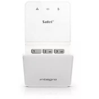 Acessório de controlo central de casa inteligente Satel INT-SF-W com fios branco