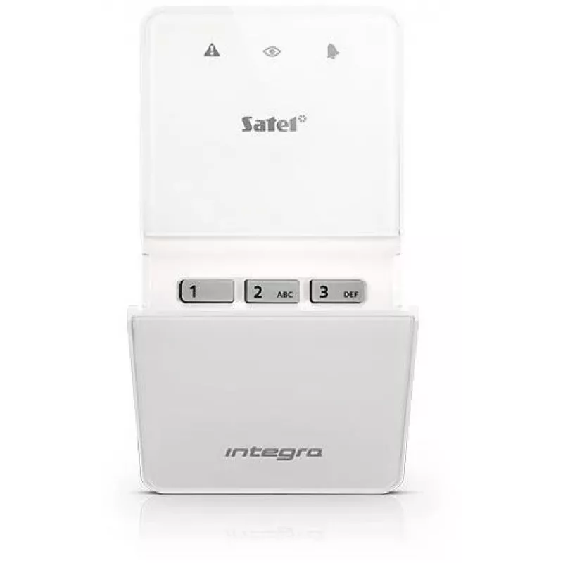 Acessório de controlo central de casa inteligente Satel INT-SF-W com fios branco