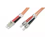 Cabo de rede de fibra ótica multimodo - LC - ST - 10 m - I-VH - OM2 - LC - ST